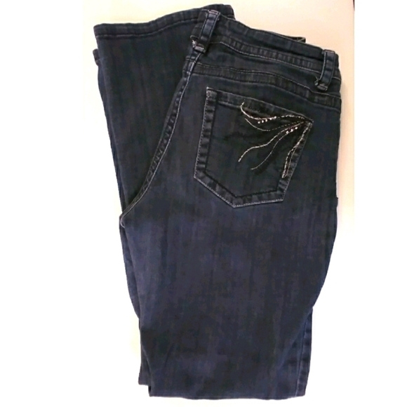 Lee denim blue jeans Slender Secret 12 Medium - Picture 1 of 9